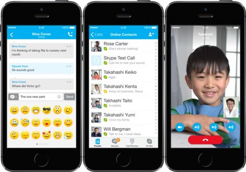 ios 版 skype,跨越时空的沟通利器